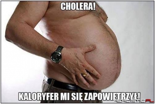 Kaloryfer mi się zapowietrzył ;)