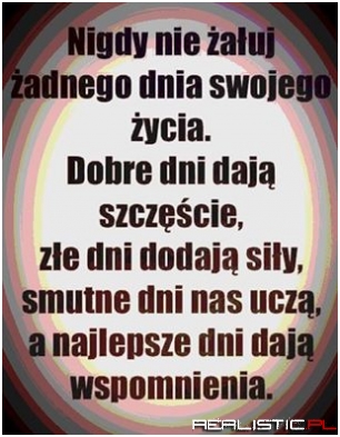Nigdy nie żałuj