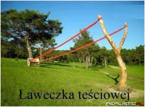 Ławeczka teściowej ;)