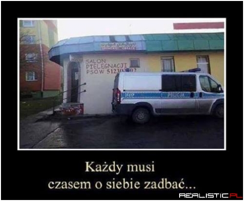 Przyjechali przyciąć futro ;)