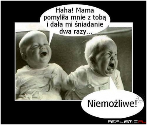 Gdy mama pomyli Cię z bratem ;)