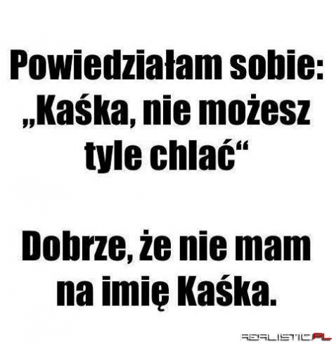 Wiadomość dla Kaśki