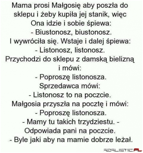 Aby dobrze leżał!
