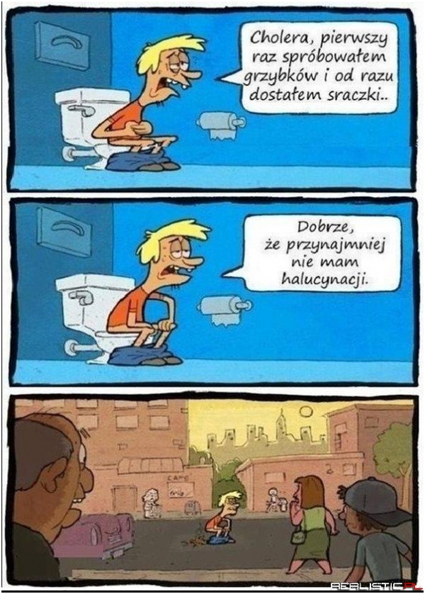Efekt działania grzybków