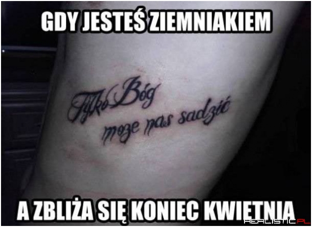 Być ziemniakiem...
