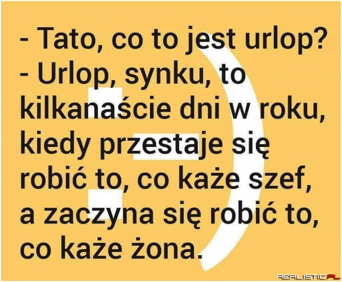 Co to jest urlop :D