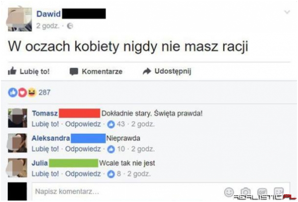 Nic dodać nic ująć