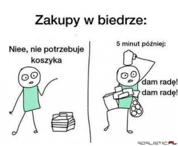 Zakupy w biedrze ;)