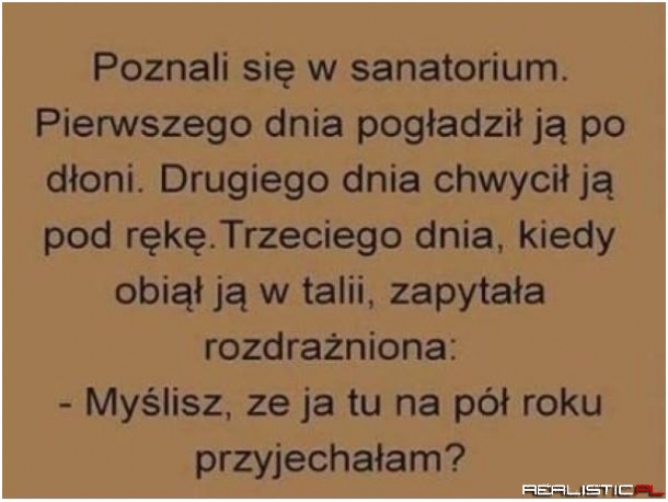 Poznali się w sanatorium...