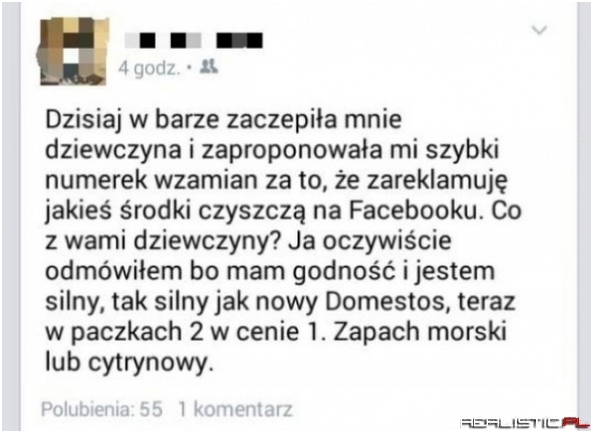 Są jeszcze jakieś propozycje reklam?