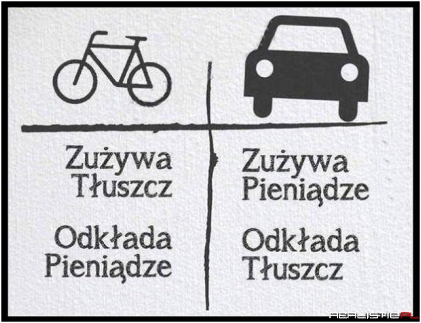 No..to do pracy na rowerek