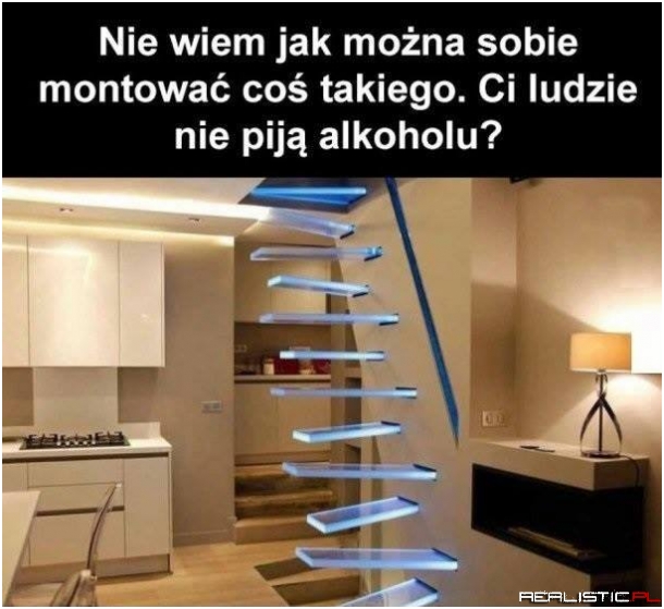 Taki schodowy alkomat ;)