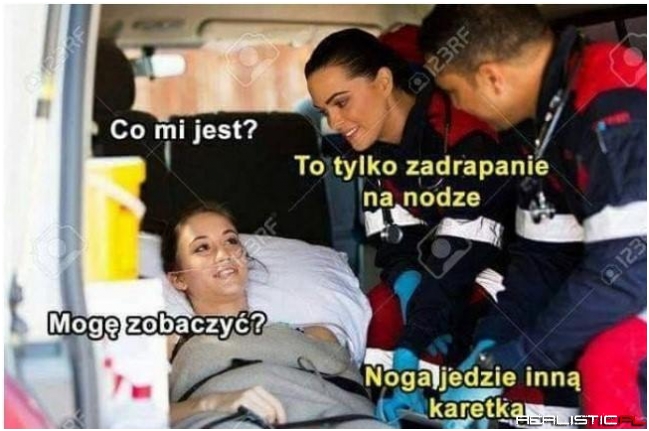 Zaraz wracam, idę się napić...