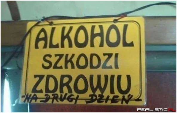 A tam zaraz szkodzi...