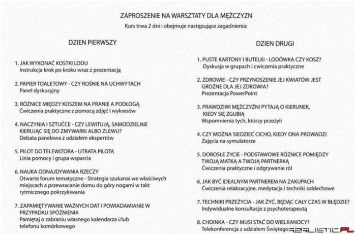 Takie warsztaty