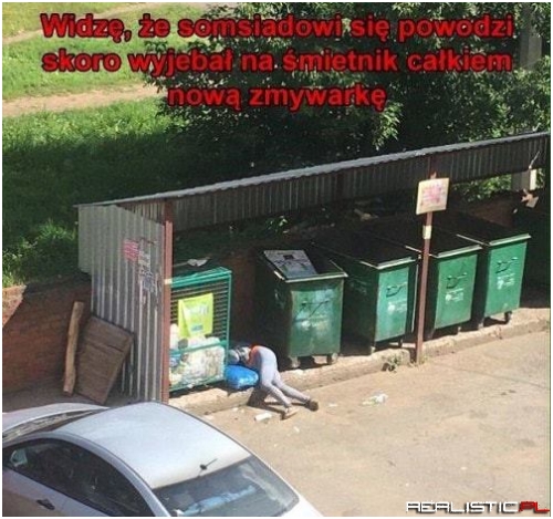 Znów ktoś dobrą babę wyrzucił ;)