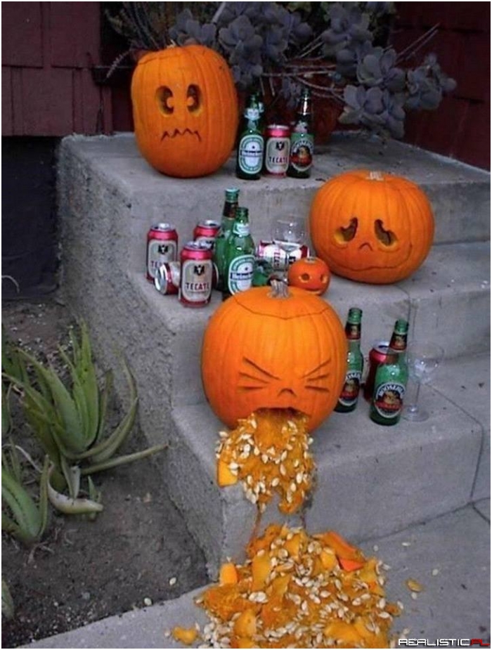 Po Halloween poranki bywają ciężkie..