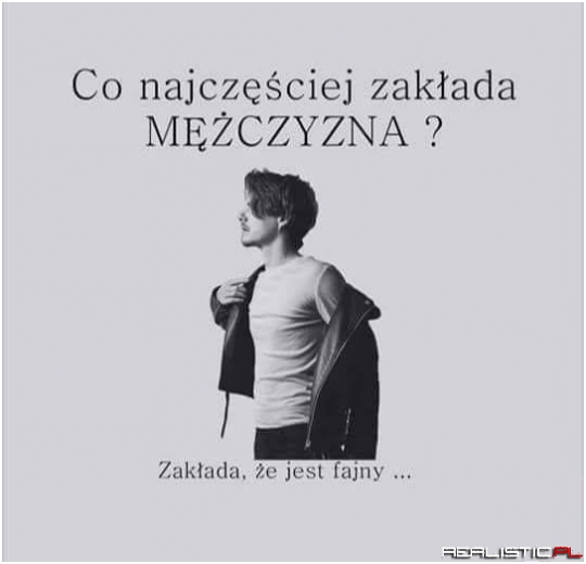 Tego się nie zakłada to się wie ;)
