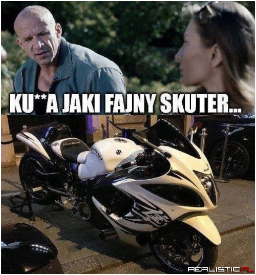 Fajny skuter xD