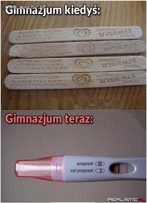 Czasy się zmieniły