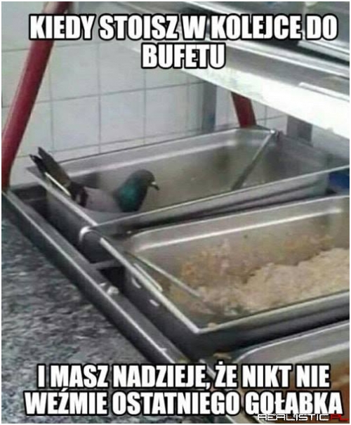 W kolejce do bufetu