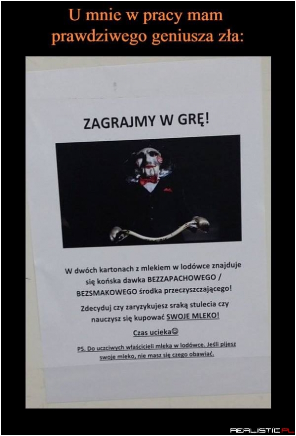Geniusz zła ;)