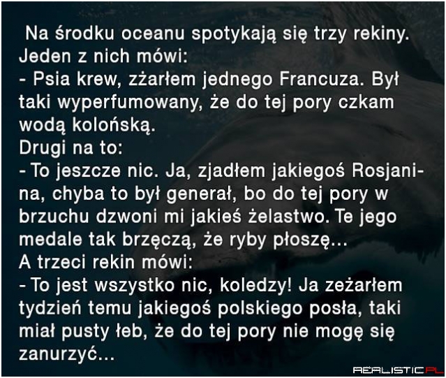 Na środku oceanu...