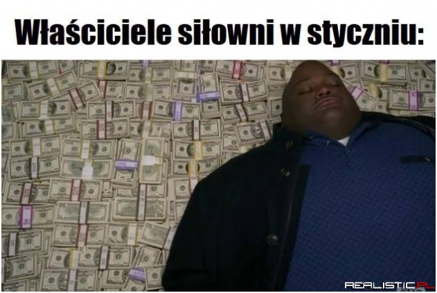 Siłownia w styczniu