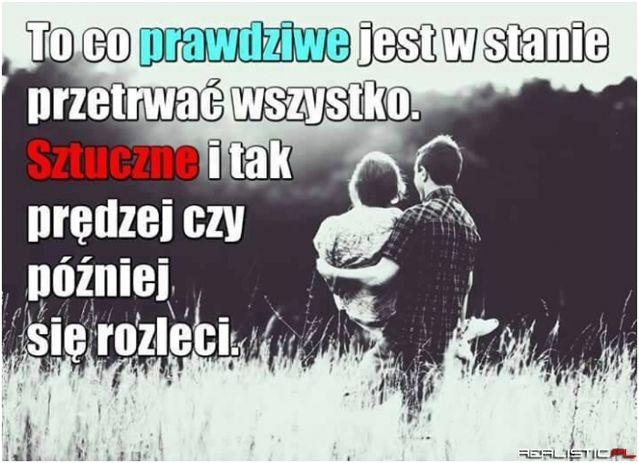 Taka prawda!