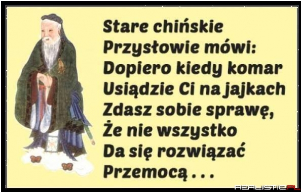 Chińskie przysłowie