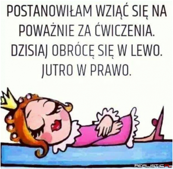 Ćwiczenia na poważnie