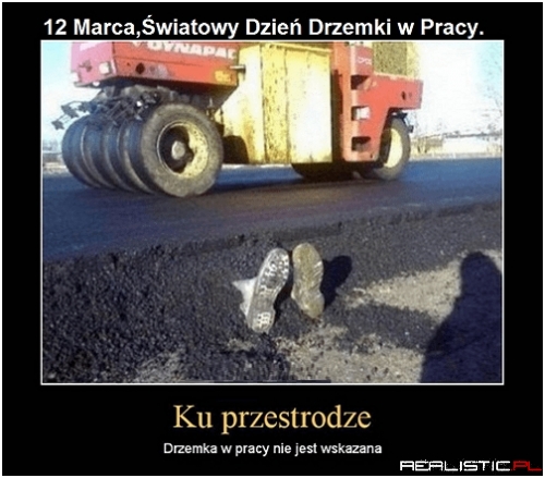 Dzień drzemki w pracy
