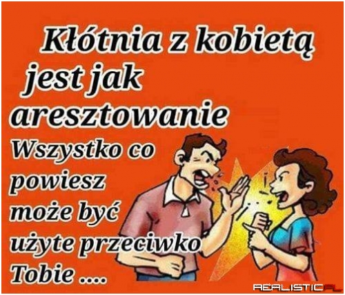 Kłótnia z kobietą