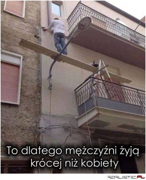 Tynkarz akrobata ;)
