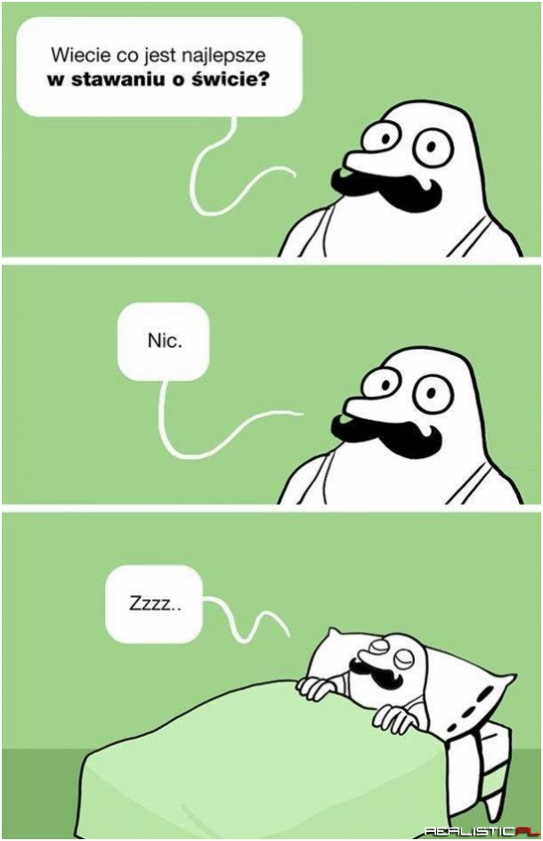 Wstawanie o świcie