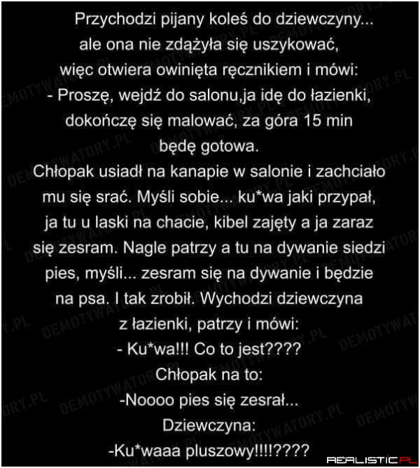 Pijany koleś vs dziewczyna
