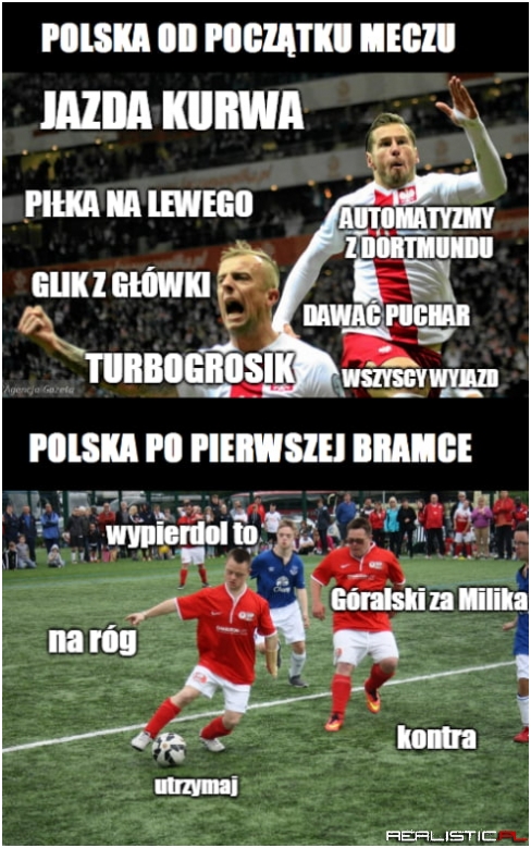 Polska od początku meczu
