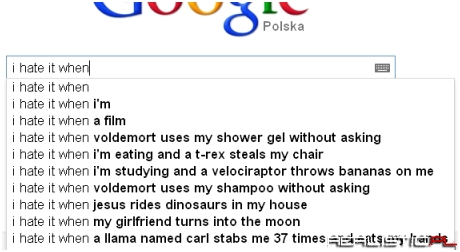 I hate it when...