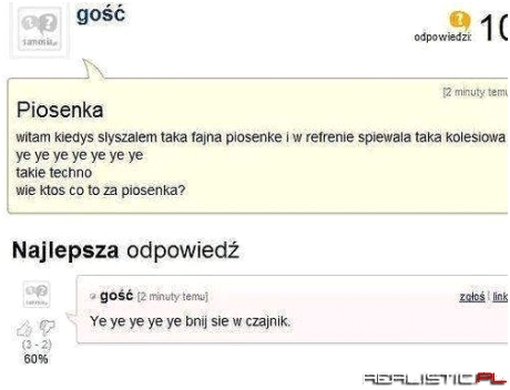 Co to za piosenka? Piwo dla tego co zgadnie!