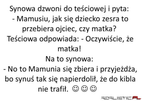 Kto sprząta po synusiu?