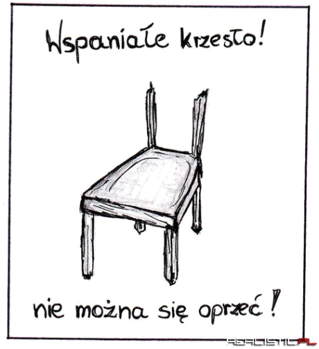Wspaniałe krzesło