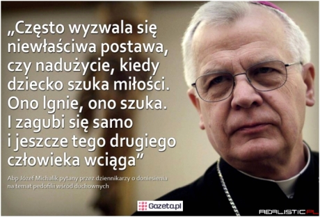 Abp Michalik o pedofilii