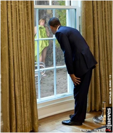 Angela i Barack