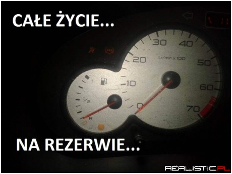 Całe życie na rezerewie.