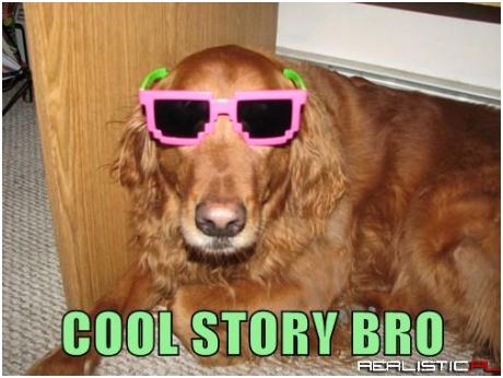 Cool story BRO