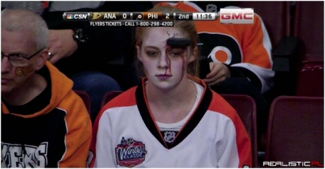 Epicki strój na mecz hokeja