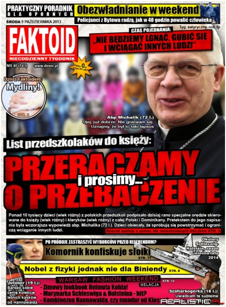 Faktoid, Przebaczamy i prosimy o przebaczenie