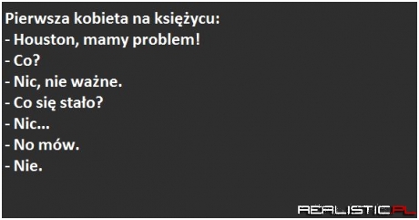 Kawał - Pierwsza kobieta na księżycu