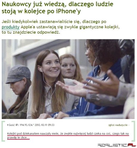 Kolejki po iPhony