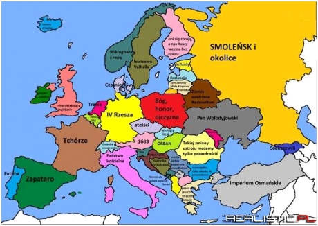 Mapa europy pobożnego socjalisty